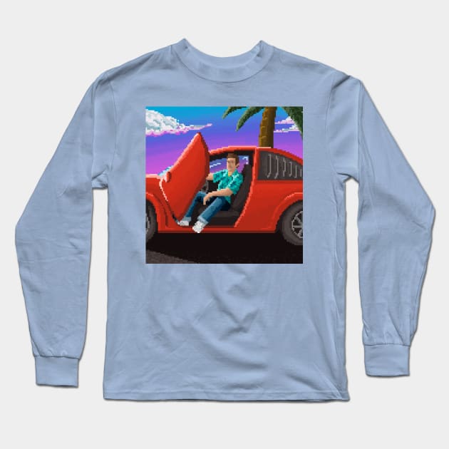 GTA VC - Tommy Vercetti Long Sleeve T-Shirt by kdigart 